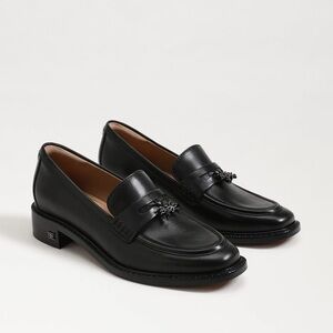 Sam Edelman - DENISE TASSEL PENNY LOAFER - Black Leather - Size 6.5